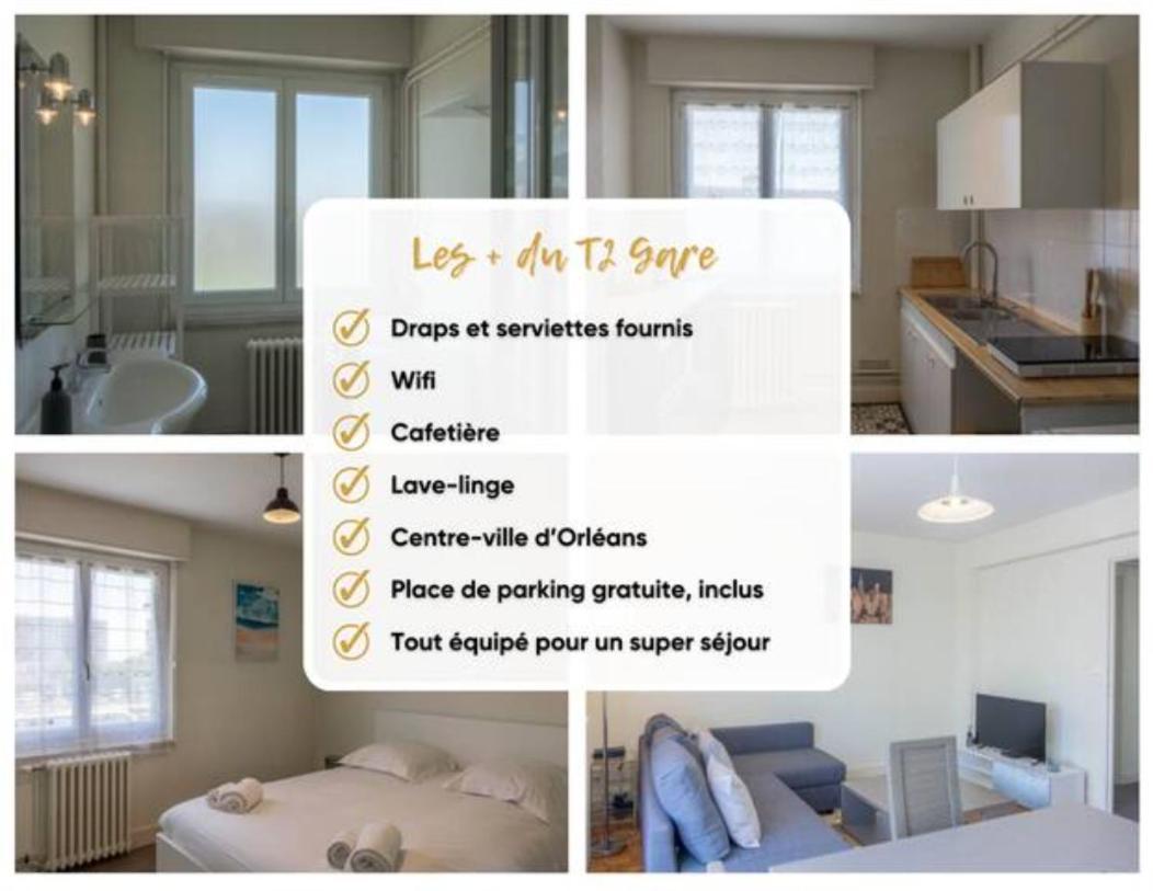 T2 Gare + Parking Apartment Орлеан Екстериор снимка